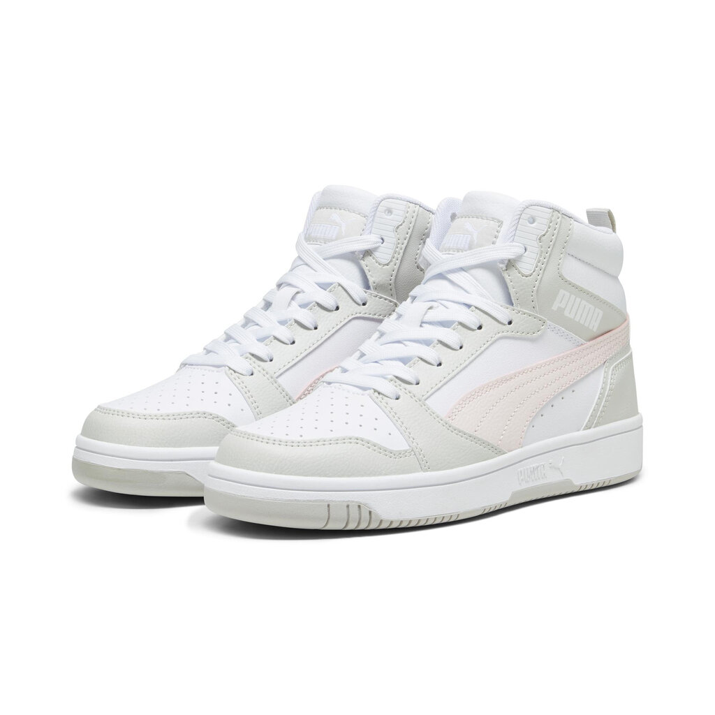 Puma Jalatsid Rebound V6 White Grey Pink 392326 07 392326 07/5.5 цена и информация | Spordi- ja vabaajajalatsid meestele | kaup24.ee