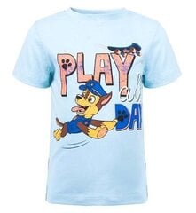 Футболка для мальчиков Paw Patrol, синяя цена и информация | Рубашки для мальчиков | kaup24.ee
