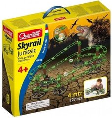 Конструктор - трек для шариков Quercetti Marble Run Skyrail Jurassic, 127 д. цена и информация | Конструкторы и кубики | kaup24.ee