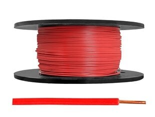 Кабель LgY|H05V-K 1x0.5, красный, 100 м. цена и информация | Кабели и провода | kaup24.ee