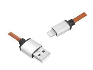 Кабель PS USB-8PIN 1 м коричневый кожаный цена и информация | Кабели и провода | kaup24.ee