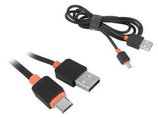 W Кабель Somostel Powerline SMS-BP03 Micro USB, QuickCharger, 1 м, черный. цена и информация | Кабели и провода | kaup24.ee