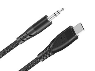 Кабель PS USB Type-C - Jack 3,5 мм 1 м цена и информация | Кабели и провода | kaup24.ee