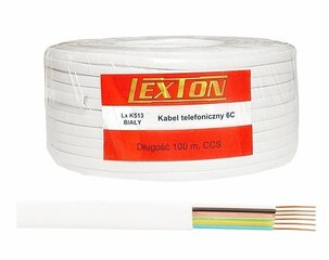 Lexton 6C, 100 m hind ja info | Kaablid ja juhtmed | kaup24.ee