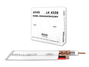 Lexton 2x0,5mm, 100 m hind ja info | Kaablid ja juhtmed | kaup24.ee