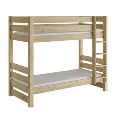 Двухъярусная кровать Olivia Ян, 90х200 см, коричневый цена и информация | Детские кровати | kaup24.ee