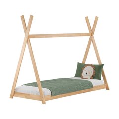 Кровать Olivia Leo, 90х200 см, коричневый цена и информация | Детские кровати | kaup24.ee