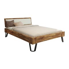 Кровать Olivia Espacio, 160x200 см, дуб коричневый цена и информация | Кровати | kaup24.ee