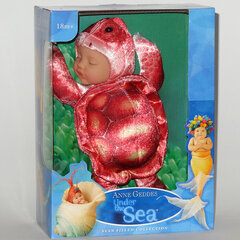 Кукла Anne Geddes - Красная черепаха, 23 см цена и информация | Мягкие игрушки | kaup24.ee
