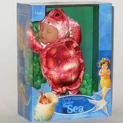 Кукла Anne Geddes - Красная черепаха, 23 см цена и информация | Мягкие игрушки | kaup24.ee
