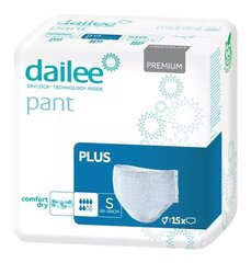 DAILEE Pant Premium Plus S bikses 15gab. цена и информация | Подгузники, прокладки, одноразовые пеленки для взрослых | kaup24.ee