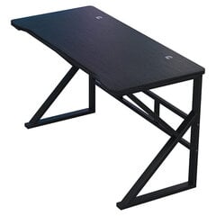 Стол для компьютерных игр Omimar, 120x60x75, черный цена и информация | Компьютерные, письменные столы | kaup24.ee