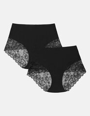 Aluspükste komplekt naistele Esotiq Pinky, must, 2 tk hind ja info | Naiste aluspüksid | kaup24.ee