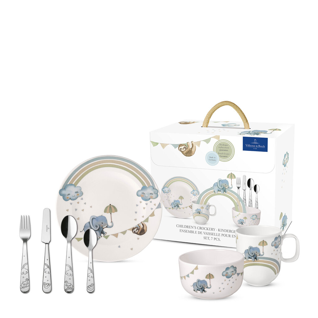 Lastenõude komplekt Villeroy & Boch "Walk like an Elephant", 7 eset hind ja info | Lauanõud ja kööginõud | kaup24.ee