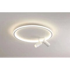 LED Laevalgusti Amora 58W + 2x5W, Valge hind ja info | Laelambid | kaup24.ee