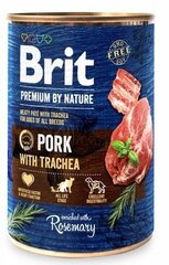 Brit Premium by Nature Pork with Trachea влажный корм для собак, 800 g цена и информация | Консервы для собак | kaup24.ee