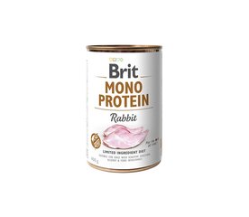 Brit Care Mono Protein Rabbit влажный корм для собак, страдающих аллергией, 400 г цена и информация | Консервы для собак | kaup24.ee