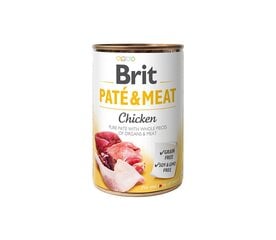 Brit Care Chicken Pate&Meat влажный корм для собак, 400 г цена и информация | Консервы для собак | kaup24.ee