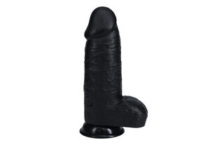 Väga paks dildo Realrock 20,3 cm, must hind ja info | Dildod | kaup24.ee