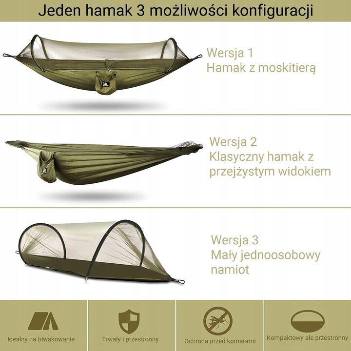 Hammock Naturefun, heleroheline цена и информация | Võrkkiiged | kaup24.ee