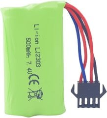 Liitiumaku 7,4V 500mAh, 1 tk hind ja info | Patareid | kaup24.ee