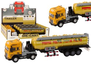 Tank veoauto 1:24 valgus- ja heliefektidega, kollane hind ja info | Poiste mänguasjad | kaup24.ee