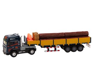 Mänguauto Forest Truck koos haagise ja tarvikutega 1:24, sinine hind ja info | Poiste mänguasjad | kaup24.ee
