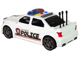Mänguauto politseiauto 1:16, valge hind ja info | Poiste mänguasjad | kaup24.ee