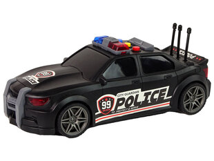 Игрушечная полицейская спортивная машина 1:16, черная цена и информация | Игрушки для мальчиков | kaup24.ee