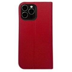 Etui Smart Magnet book iPhone 15 Plus 6.7" czerwony|red цена и информация | Чехлы для телефонов | kaup24.ee