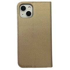 Etui Smart Magnet book iPhone 15 Pro 6.1" złoty|gold цена и информация | Чехлы для телефонов | kaup24.ee