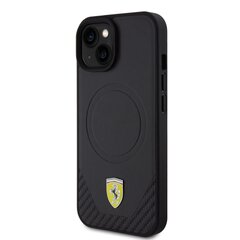 Ferrari PU Leather Bottom Carbon Mag цена и информация | Чехлы для телефонов | kaup24.ee