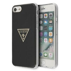 Guess GUHCI8PCUMPTBK iPhone 7|8|SE 2020 | SE 2022 czarny|black hardcase Metallic Collection цена и информация | Чехлы для телефонов | kaup24.ee