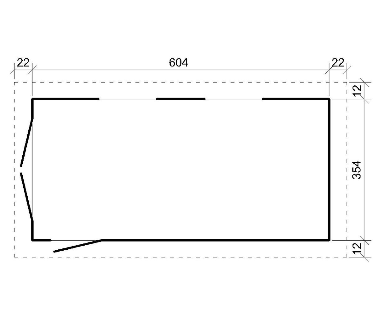 Garaaž Timbela LP Smartside M992B, 269 x 354 x 604 cm, 21 m2 hind ja info | Kuurid ja aiamajad | kaup24.ee