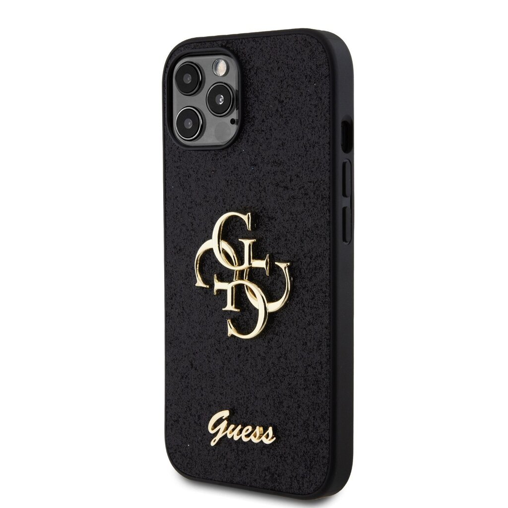 Guess PU Fixed Glitter 4G Metal Logo Case hind ja info | Telefoni kaaned, ümbrised | kaup24.ee