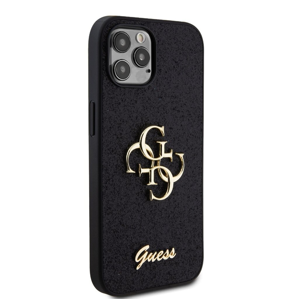 Guess PU Fixed Glitter 4G Metal Logo Case hind ja info | Telefoni kaaned, ümbrised | kaup24.ee