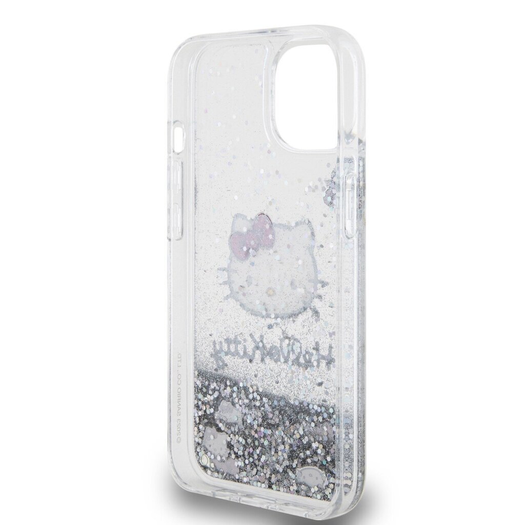 Hello Kitty Liquid Glitter Electroplating Head Logo Case цена и информация | Telefoni kaaned, ümbrised | kaup24.ee