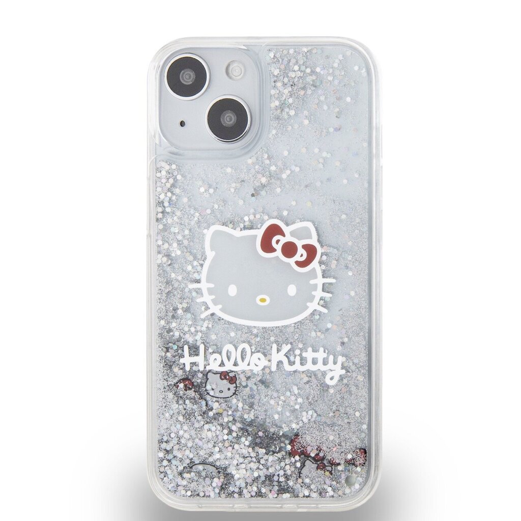 Hello Kitty Liquid Glitter Electroplating Head Logo Case цена и информация | Telefoni kaaned, ümbrised | kaup24.ee