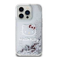 Hello Kitty Liquid Glitter Electroplating Head Logo Case for iPhone 13 Pro Transparent цена и информация | Чехлы для телефонов | kaup24.ee