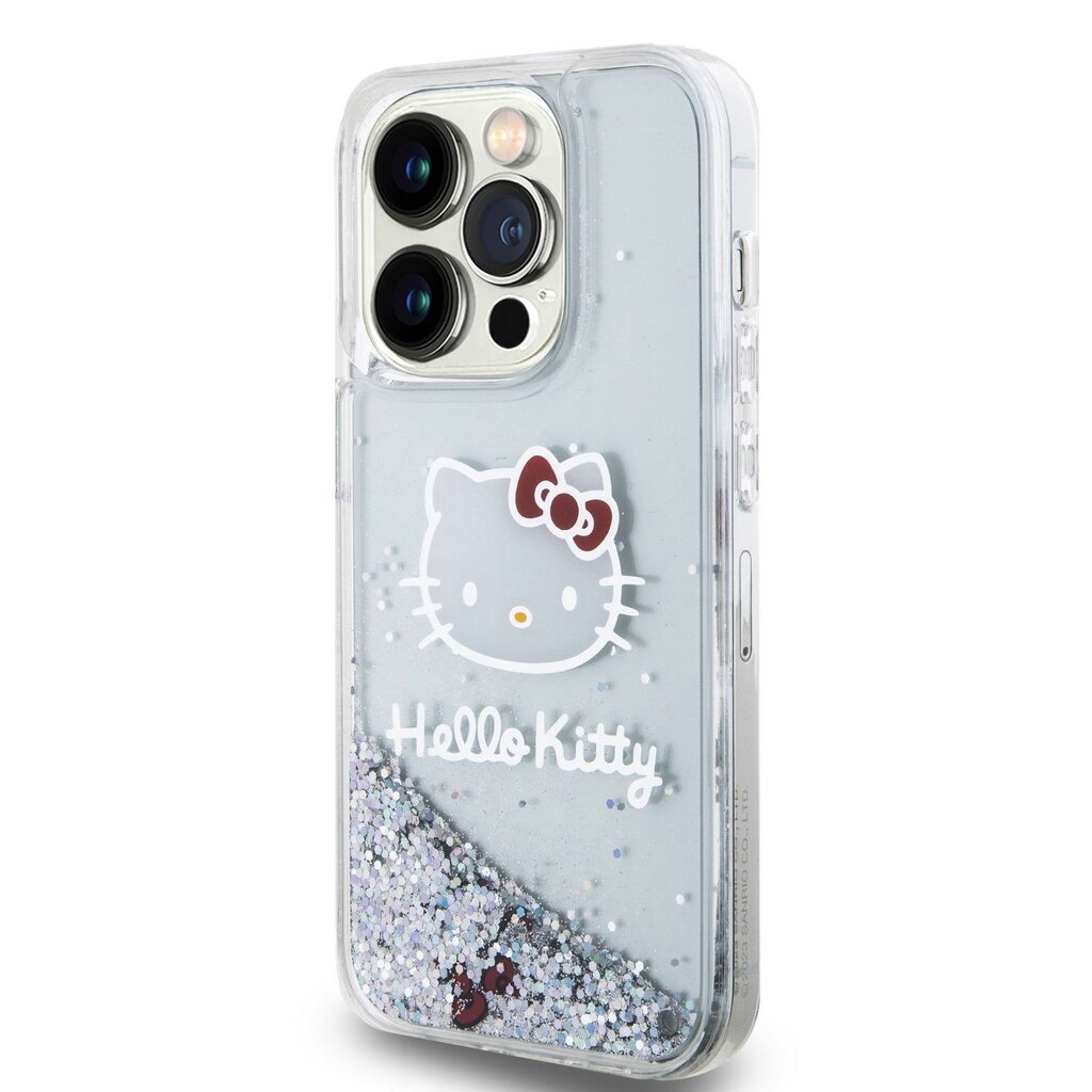 Hello Kitty Liquid Glitter Electroplating Head Logo Case hind ja info | Telefoni kaaned, ümbrised | kaup24.ee