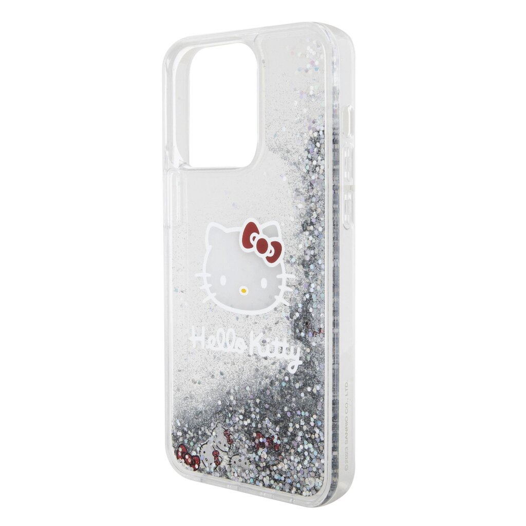 Hello Kitty Liquid Glitter Electroplating Head Logo Case hind ja info | Telefoni kaaned, ümbrised | kaup24.ee