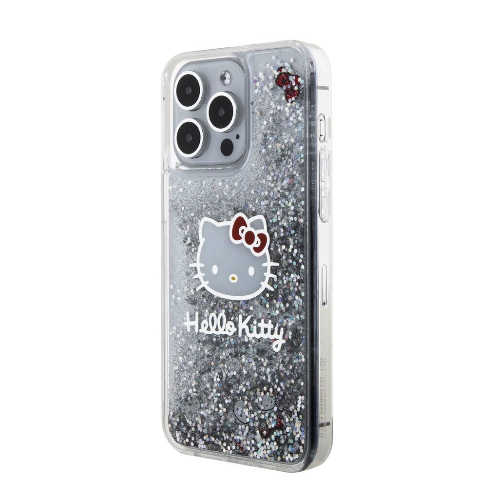 Hello Kitty Liquid Glitter Electroplating Head Logo Case hind ja info | Telefoni kaaned, ümbrised | kaup24.ee