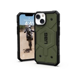 UAG Pathfinder - защитный чехол для iPhone 14 Plus, совместимый с MagSafe (оливковый) цена и информация | Чехлы для телефонов | kaup24.ee