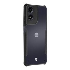 Tactical Quantum Stealth Cover for Motorola G04 Clear|Black цена и информация | Чехлы для телефонов | kaup24.ee