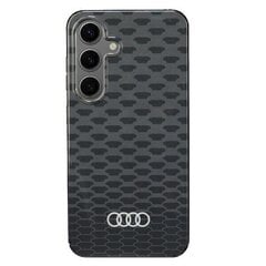 Audi IML Pattern MagSafe Case S24 S921 czarny|black hardcase AU-IMLMS24-Q5|D3-BK цена и информация | Чехлы для телефонов | kaup24.ee