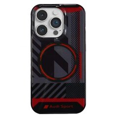 Audi IML Sport MagSafe Case iPhone 13 Pro | 13 6.1" czarny|black hardcase AU-IMLMIP13P-RSQ|D2-BK цена и информация | Чехлы для телефонов | kaup24.ee