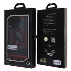 Audi IML Sport MagSafe Case iPhone 15 Pro Max 6.7" czarny|black hardcase AU-IMLMIP15PM-RSQ|D2-BK цена и информация | Чехлы для телефонов | kaup24.ee