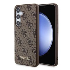 Guess GUOHCSA35G4GFBR A35 A356 brązowy|brown hardcase 4G Metal Gold Logo цена и информация | Чехлы для телефонов | kaup24.ee