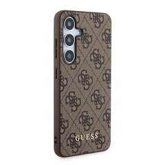 Guess GUOHCSA35G4GFBR A35 A356 brązowy|brown hardcase 4G Metal Gold Logo цена и информация | Чехлы для телефонов | kaup24.ee