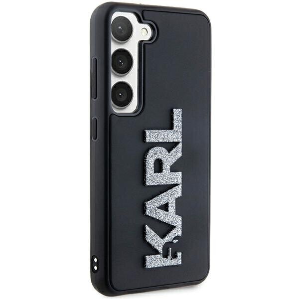 Karl Lagerfeld 3D Rubber Glitter Logo Hardcase hind ja info | Telefoni kaaned, ümbrised | kaup24.ee